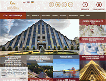 Tablet Screenshot of hotelpiramida.pl